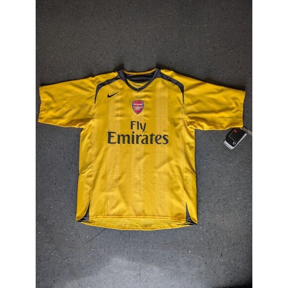 2006 Nike Arsenal Away Soccer Jersey NWT Size XL Total 90 - Picture 1 of 9